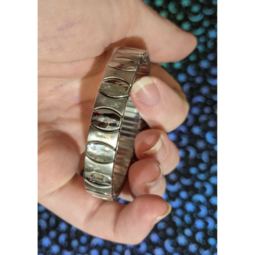 Silver Watch Band Bracelet